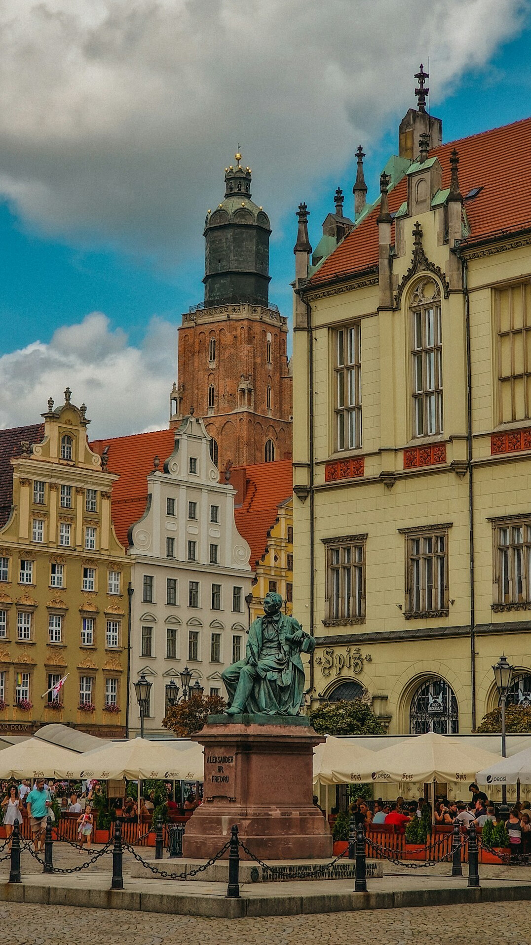 Wroclaw Market Square with the Gothic Old Town Hall