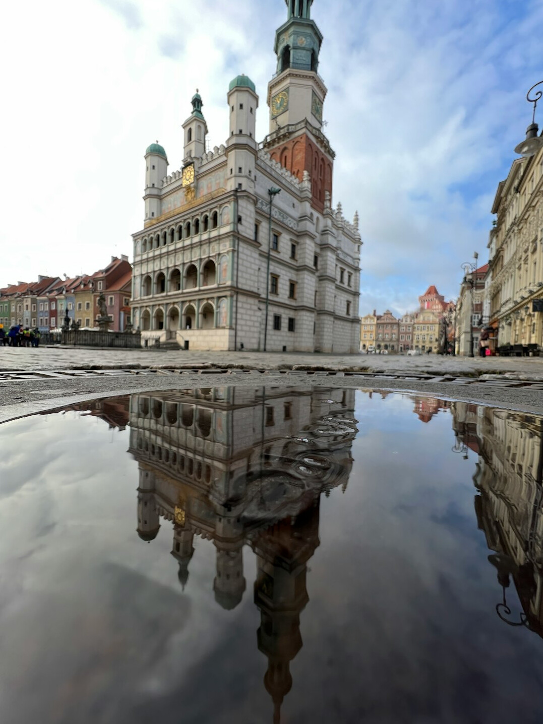 Poznan Old Market Square with Renaissance town hall